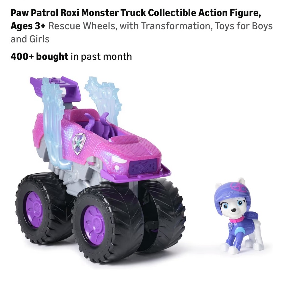 🖤 PAW PATROL Roxi Rescue Vehicle Set - Picture 3 of 3